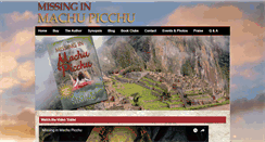 Desktop Screenshot of missinginmachupicchu.com