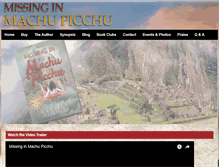 Tablet Screenshot of missinginmachupicchu.com